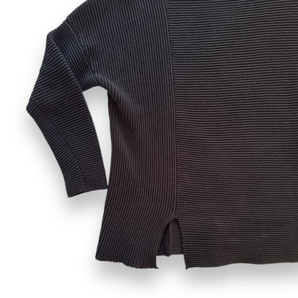 French Connection Mozart Mock Neck Black Sweater EUC Wm Sz Small - Picture 4 of 10